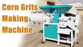 Automatic corn grits making machine &ndash; fast, clean, efficient #corn #maize #farming #agriculture