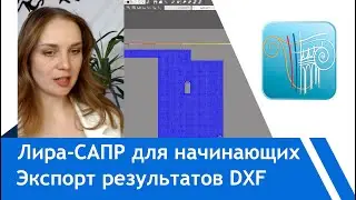 Лира-САПР с нуля: Как экспортировать результаты DXF, чтобы они читались