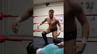 Alex Vaughan showing his aggression!