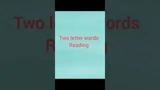 Two letter word reading by using sounds😍 #easyenglish #school #english #englishlanguage