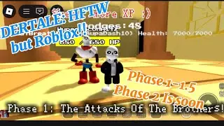 Undertale: HELP FROM THE VOID BUT ROBLOX (Phase 1-1.5)
