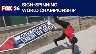 Houston sign-spinners prep for world championship