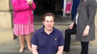 Newark's MP Robert Jenrick does the ice bucket challenge