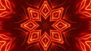 Orange Kaleidoscope Seamless Loop 🧡 1 Hour Hypnotic Visual