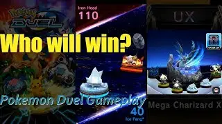 Pokemon Duel Gameplay Team with Mega Charizard X Duel 2