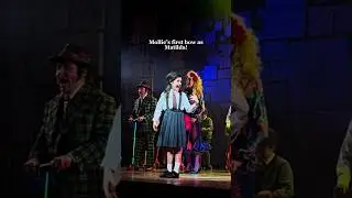 Mollie&rsquo;s first ever bow as Matilda 💙