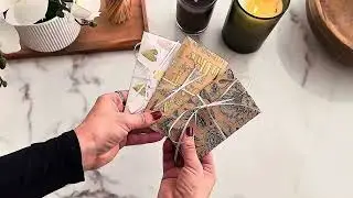 Gift Wrap Money with me | No tape No Glue 