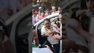 Gun attack on odisha health minister Nabo Das, visual catch on camera #odisha #healthminister
