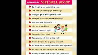 Different Ways to Say 'Get Well Soon' | English Factory | Aamya Sachdeva