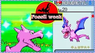 Shiny Hunting Fossil Pokemon for a Week! Shiny Aerodactyl in Pokemon HeartGold Fossil Week!