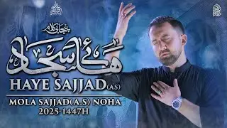 New Noha 2025 | Haye Sajjad | Mola Imam Sajjad Noha 2025 | Ahmed Raza Nasiri | 25 Muharram Noha 2025