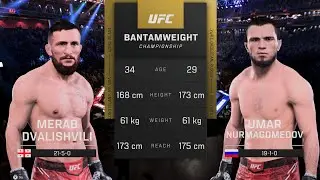 MERAB DVALISHVILI vs UMAR NURMAGOMEDOV FULLFIGHT 4K 60FPS