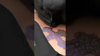 Decorative cross tattoo @HouseOfaThousandRosesTV