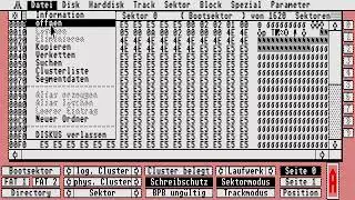 ATARI ST diskus 1 00 creative computer design ccd COPIER CHECK BOOT CLUSTERS