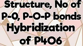 Structure of P4O6/#neettamil/#jeetamil