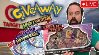 LIVE Target Box Pok&eacute;mon Pack Battles + Giveaway