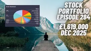 Stock Portfolio UK Episode 284 &pound;1,619,000 - Merry Christmas Everyone!! (27/12/2025) Trading212 ISA
