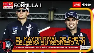 Fue el rival m&aacute;s 'agresivo' de Checo P&eacute;rez y ahora celebra su regreso a la F&oacute;rmula 1