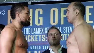 HEAVYWEIGHT CLASH! - JOE 'THE JUGGERNAUT' JOYCE v ALEXANDER 'THE GREAT' USTINOV (FULL) WEIGH-IN