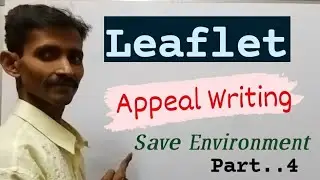 Leaflet Writing/ Writing Skill/ Appeal Writing/ Advertisement/ For All Grades/ Part...4
