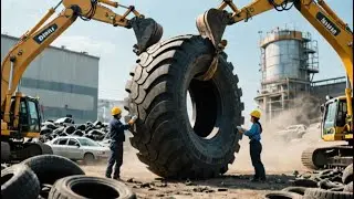 Incredible Car Tire Recycle in Factory In Modern Features