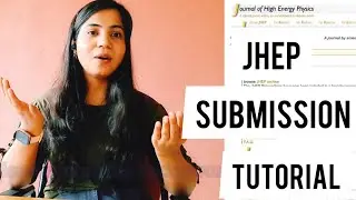 How To Submit Your Paper to Journal || JHEP Submission || Tutorial || IISER TVM  || Physics PhD