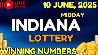 Indiana Midday Lottery Results For - 10 Jun, 2025 - Daily 3 - Daily 4 - Powerball - Mega Millions