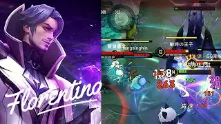 【傳說對決】弗洛倫.星際議會 🔮 | Arena of Valor | 等拍才是步法的精髓X I’m mess.YOASOBI「彗星」［JUNJUN］