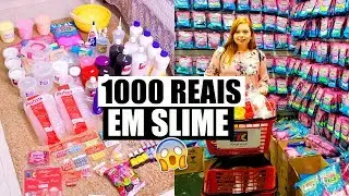 GASTEI MIL REAIS EM MATERIAL PARA SLIME | consegui ?
