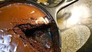 Awesome Chocolate Cast Iron Skillet Cake