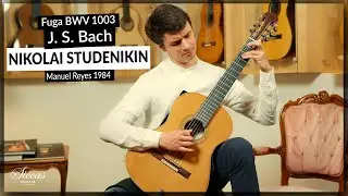 Nikolai Studenikin plays Fuga from Violin Sonata No. 2 BWV 1003 by J. S Bach on a 2022 Toby Rzepka