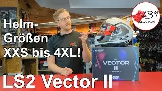 LS2 Vector II: Sportlicher Touringhelm AUCH in Übergrößen bis 4XL