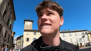 Eating Lunch in Orvieto Italy