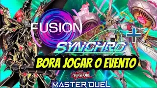 Bora jogar o evento fusão sincro no masterduel e depois salinha...vamos nos divertir