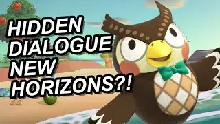 HIDDEN BLATHERS DIALOGUE?! (AC New Horizons)