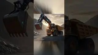 ⚡Hybrid Beast Machine! Excavator + Construction Truck Fusion | Futuristic Monster 2025