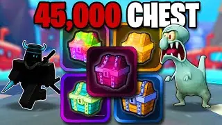 I Opened 45K+ CHESTS In ONE VIDEO.. (SpongeBob TD)