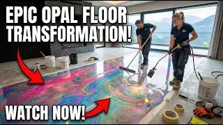 20 Stunning Opal Stones Epoxy Floors 😍 | Luxury Floor Transformation | Interior Design Ideas | Resin
