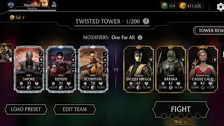Twisted Tower FATAL 1 Battle Mortal Kombat Mobile Gameplay 