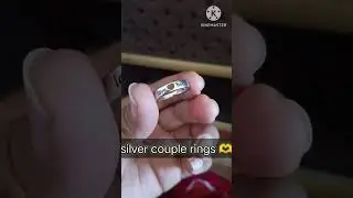 silver couple rings 🫶 | couple rings | silver rings | couple silver ring | #couplerings