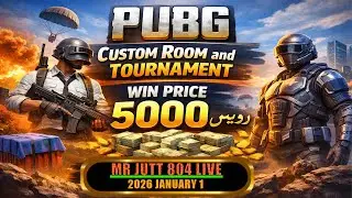 PUBG Mobile Live | win maps Livik and win Cash 500 Custom Rooms | Pubg  Mobile on MR jutt 804 Live