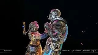 For Honor Peacekeeper performs Shugoki's Executions, Emotes and Signatures