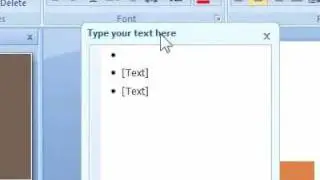 How to move the text pane of a SmartArt graphic in a presentation