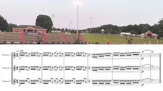 Carolina Crown 2025 Trumpet Feature Transcription