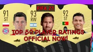 FIFA 21/Official Rating Out😱!!!Top 50 player Ratings