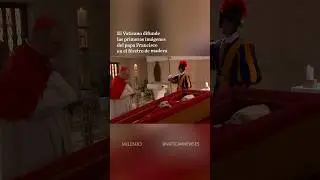 PRIMERAS IM&Aacute;GENES del papa Francisco en el f&eacute;retro desde el Vaticano