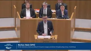 Rede im Landtag zu einer von der AfD beantragten F&ouml;rdernehmerdatenbank
