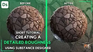 Creating detailed roughness maps in Substance Designer