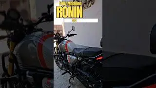 Fully modified Ronin #tvsronin225  #ronin | Pillion Foot Rest