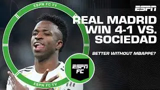 &rsquo;They look BETTER WITHOUT MBAPPE!&rsquo; Real Madrid ease past Real Sociedad in LaLiga | ESPN FC